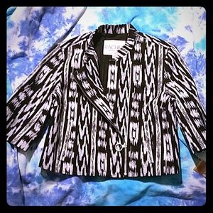 Rachel Roy Go West crop blazer